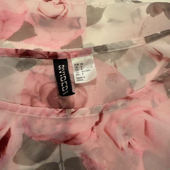 Divided White Cream Boxy Crop Blouse - Picture 3 of 3